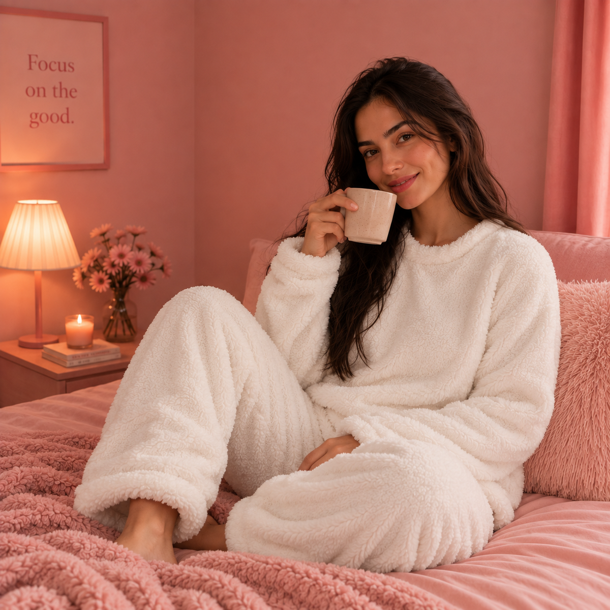 Set pyjama Vayra blanc