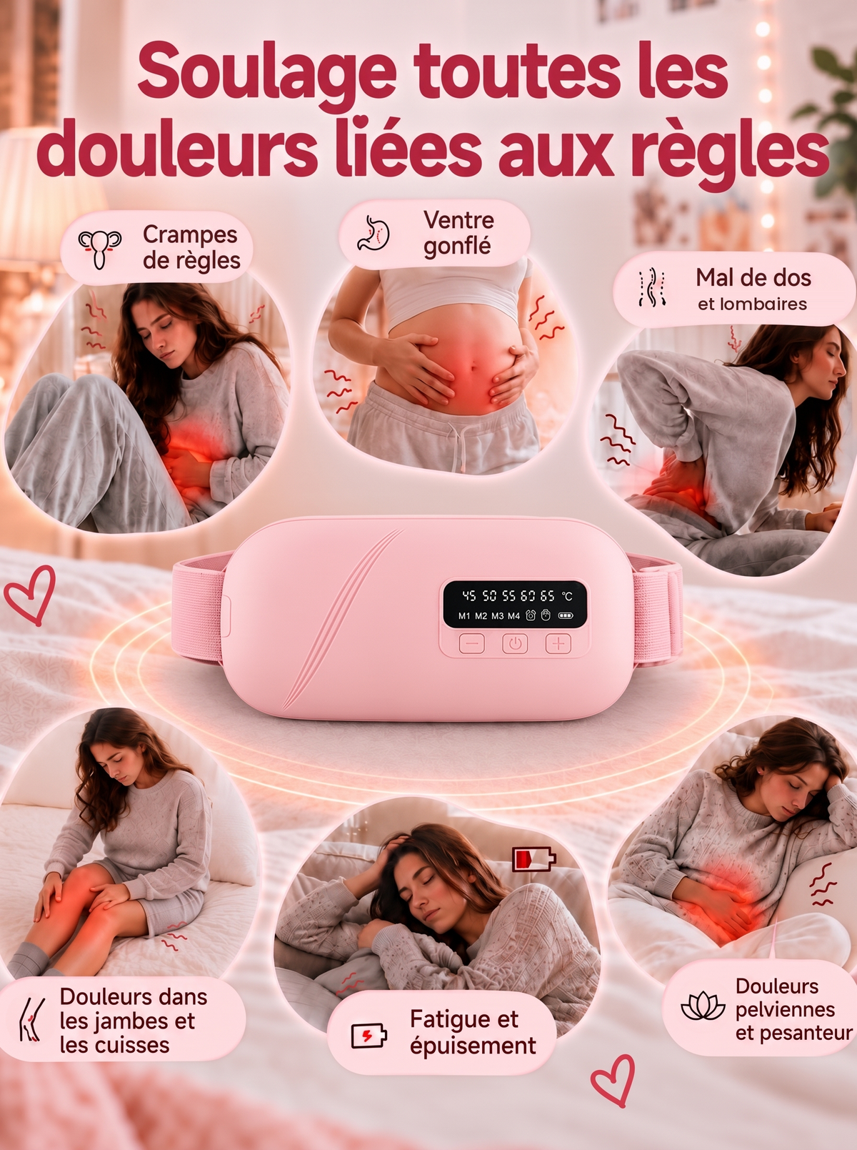 Soulage toutes les douleurs liées aux règles